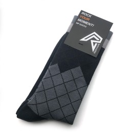 Rocky Alps Mountain Bike (MTB) Cycling Socks Design MP (Mountain Pixel), gray