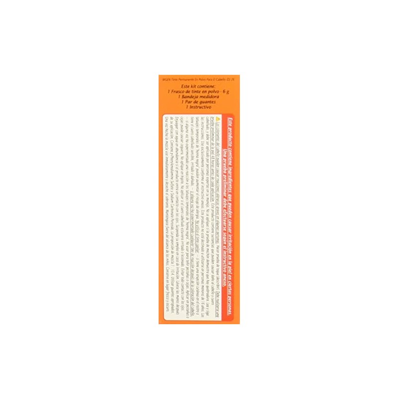 BIGEN Pack de 12 tintes marca bigen polvo tono,"bp castano