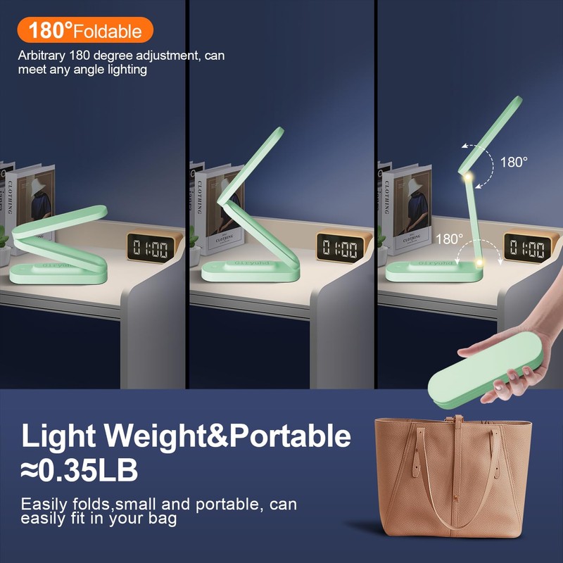 Giryuhd LED Desk Lamp for Office Home & Battery Operated