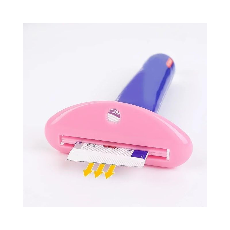 5Pcs White Toothpaste Squeezer, Plastic Toothpaste Tube Squeezer Dispenser, Toothpaste