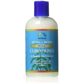 Rainbow Research Henna & Biotin Herbal Conditioner for Normal or Color Treated Hair - 8 Oz
