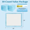 50 Count 30” x 36” Super Absorbency Disposable Underpads, Leakproof