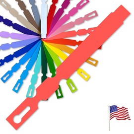 TAGKRAFTERS 5" x 1/2" Coral - 1,000 Pcs - Plastic Plant Tags and Labels - Wrap Around Thermal Plastic - Nursery Garden Tree Labels | Made in The USA |