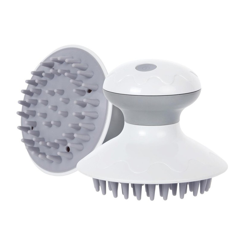 Vibrating Head Massager Rechargeable Kneading Waterproof Multi Functional Electronic Scalp