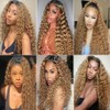 Biliisyff Honey Blonde Deep Wave Bundles 1B27 Ombre Bundles Blonde