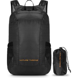 Mochila Plegable 15L Nature Throne - Ultraligera, Impermeable, Compacta y Resistente - Ideal para Senderismo, Viajes, Camping y Actividades al Aire Libre