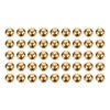 sourcing map 50pcs Precision Solid Brass Bearing Balls 4.5mm Industrial