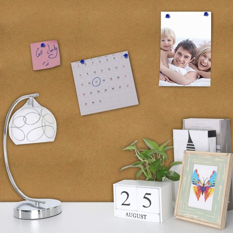 sourcing map 500pcs 1/8 Inch Map Push Pins Thumb Tacks