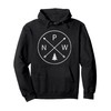 Simple Pacific Northwest Accessory Arrows Pine Tree PNW Pullover Hoodie