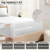 Comfortz Bedding Fitted Sheet Double - Deep Pocket Soft Brushed