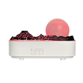 Mystic Romance Volcano Ultrasonic Essential Oil Diffuser, Ultrasonic Aromatherapy Humidifier, 7-Color LED Lights, Compact Design, Timer, and Auto-Off for a Heated Mood