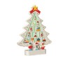 Noma Wooden Christmas Tree with Colour Changing LEDs, 31 cm