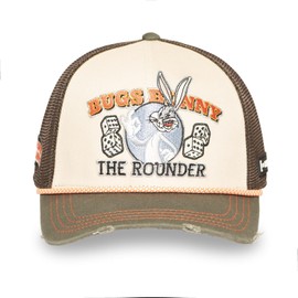 Capslab Cappello Uomo Looney Tunes Bugs Bunny The Rounder | Cappello Cotone Beige Verde Regalo Originale Taglia Unica