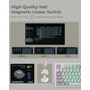 Rapid Trigger Gaming Keyboard,XVX G75 Hall Effect Keyboard Magnetic Switch