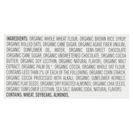 Dave's Killer Bread Organic Snack Bar, Cocoa Brownie Blitz, 16g Whole Grains, No Artificial Ingredients or Preservatives, Kosher, USDA Certified Organic, Non-GMO, 4 Count, 7 Ounce (Pack of 6)