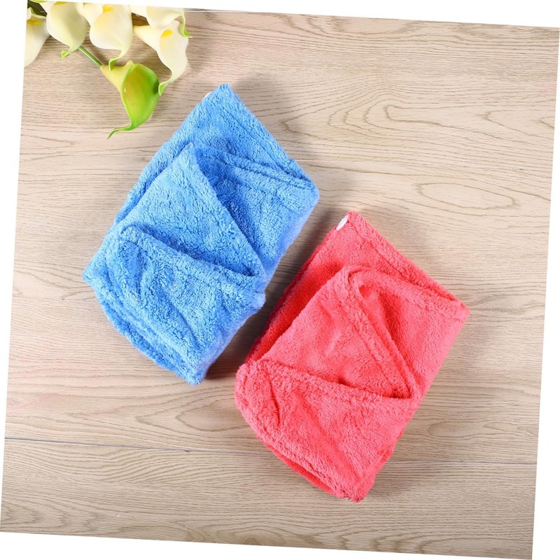 2 Piezas Toalla de Microfibra para Cabello Absorción Ultra Rápida