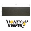 Honey Keeper 6" Bee Frame Foundations - Beeswax Coated Black