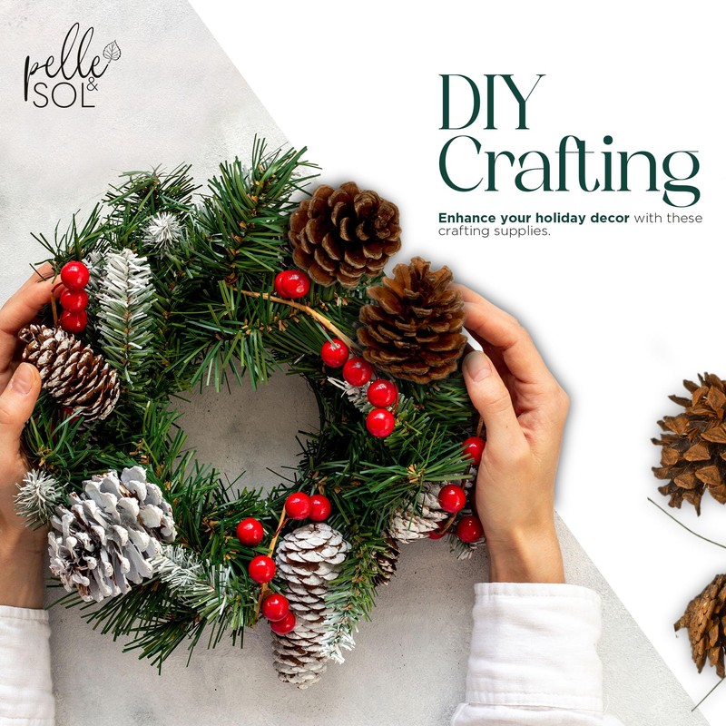 Pelle & Sol 130Pcs Wreath Making Kit | Wreath Making,