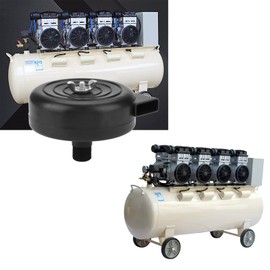 VGOL Air Compressor Filter Silencer 16 mm 3/8PT Plastic External Thread Air Compressor Intake Filter Silencer for Blower Exhaust Systems Pack of 2