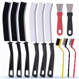 Crevice Gap Cleaning Brush, Multifunctional Cleaning Brush for Kitchen, Bathroom, Doors and Windows, Pack of 11