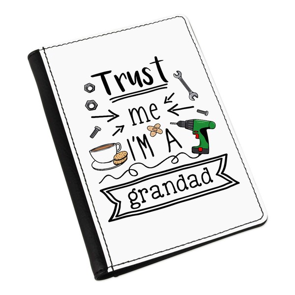 Gift Base Trust Me I'm A Grandad Passport Holder Cover