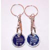 2 X NEW SHAPE 12 Edge Sided Trolley Token £1