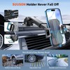 SUUSON SUUSON Upgraded 3-in-1 Car Phone Holder Mount [Powerful Suction]