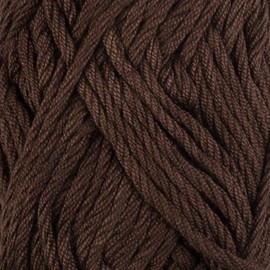 JubileeYarn Delightfully Plump Yarn - 100g/Skein Super Chunky Bamboo - Dark Brown - 2 Skeins