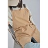 LeafIn WGZ Women's Apron with Pockets, Shoulder Hanging, Long Length,