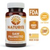 Nature's Wellness Saw Palmetto Suplemento Próstata 100 Caps