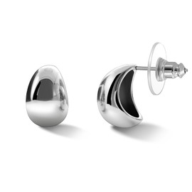 Eslinila Hypoallergenic Chunky Drop Earrings Surgical Steel Lightweight Waterdrop Stud Earrings Jewelry for Women and Mom