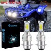 SHENKENUO 2 Ultra Bright Hi/Low LED Headlight Bulbs for 2004