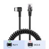 Radar Detector Cable with USB C to RJ11 Plug,Power Cable