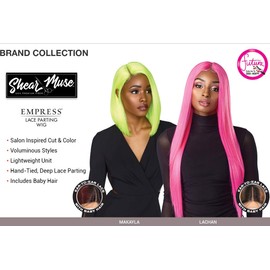 Sensationnel Lace Front wig Empress Edge Shear Muse Lachan (NEONTANGERINE)