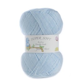 James Brett Acrylic Baby Double Knitting Yarn Supersoft DK Knit Wool 2 x 400g Ball (Blue - 4BB05)