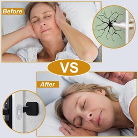 Door Stopper Wall Protector, Wall Shield Bumper Guard from Door Knobs,Sturdy Self Adhesive,Soft and Transparent,Washable Reusable Shock Absorbent Gel for Home Office (6, Black)