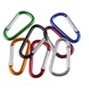 1PCS Carabiner Clip, 3" Aluminum Clips D Ring Shape Carabiner