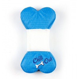 ALL FOR PAWS Chill Out Hydration Dog Chew Toy Refreshing Cooling Fetch Bone - Large - 23cm, assorted colours