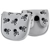 Gbourly Embroidery Skeleton Skull Golf Club Mallet Putter Head Cover