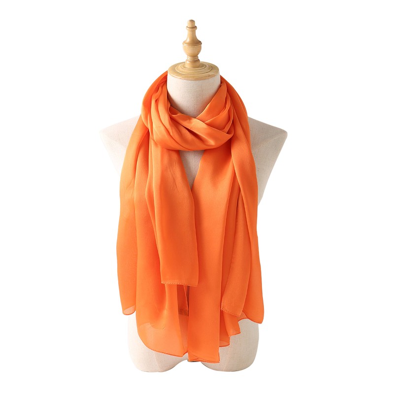 Bellonesc Silk Scarf 100% silk Long Lightweight Sunscreen Shawls for