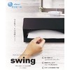 Elleair Swing Dispenser, White, Medium and Oval