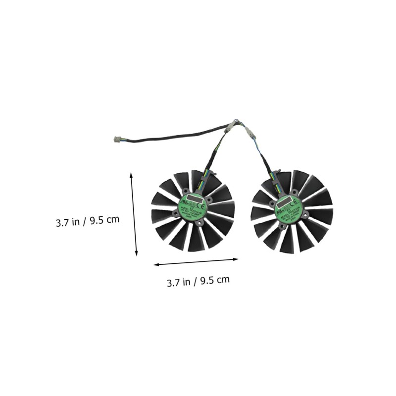 LABRIMP 1 Pair Graphics Card Cooling Fan Replacement GPU Air