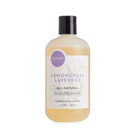 DANI Natural Moisturizing Shampoo Naturals - Sulfate, Phthalate & Paraben Free - Vegan & Cruelty Free - 12 Ounces (Lemongrass Lavender)