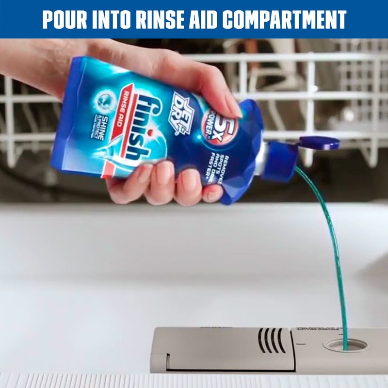 Finish Jet-Dry Rinse Aid, Dishwasher Rinse Agent & Drying Agent,