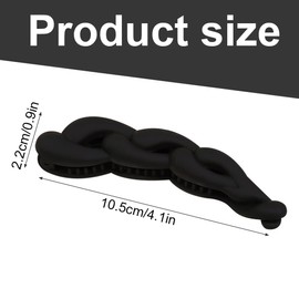 YNYCIPZ Haarklammern,Bananen-Haarspangen, gedrehte Haarspangen, Retro-Stil, Mädchen (4 Stück)