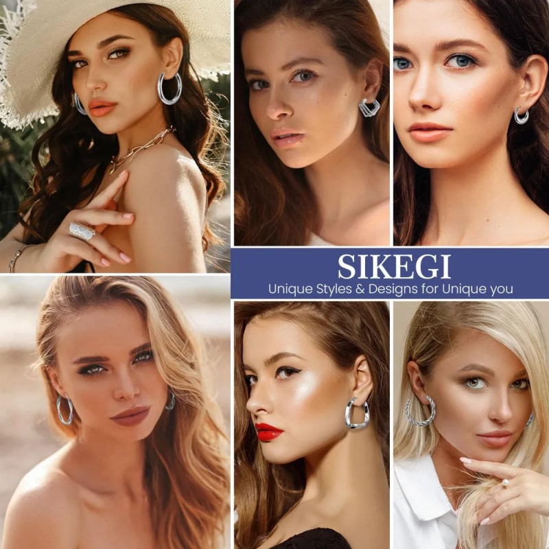 Aretes De Plata 30 Pares Pendientes Arracadas Redondo