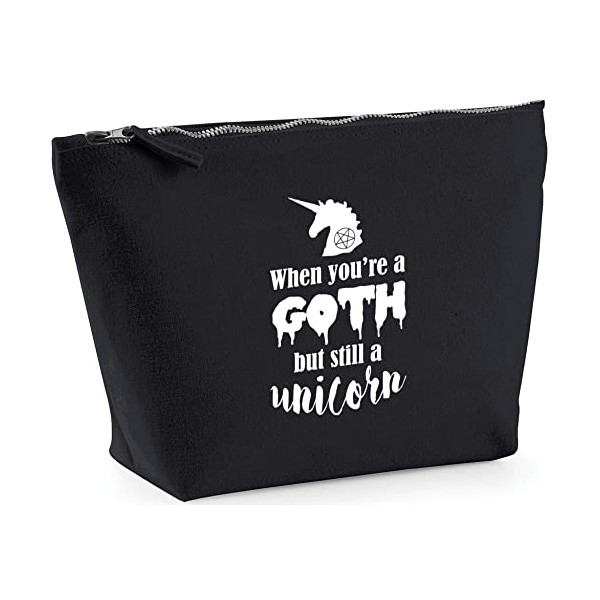 Hippowarehouse When You're A Goth But Still A Unicorn printed