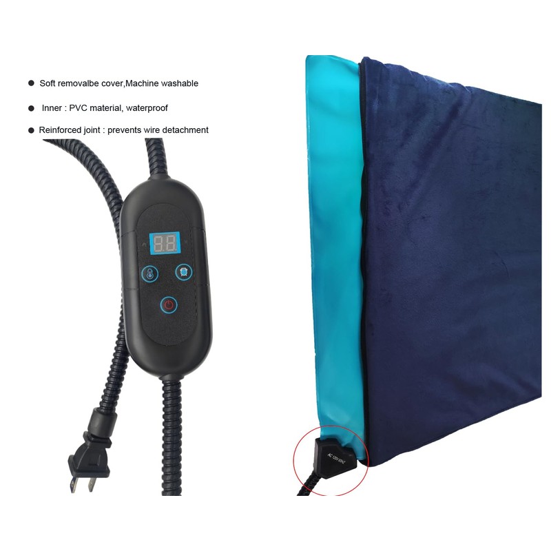 DEOMAN Pet Heating Pad for Cats & Dogs, 24x36 Inch,
