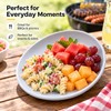 Small Round Ceramic Plate 5.51 Inch (14cm), Reusable Frosted Appetizer
