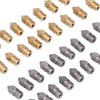 52Pcs 3D Printer Nozzle Stainless Steel Brass with Cleaning Tool
